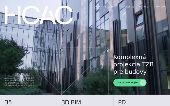 Screenshot of hcac.sk