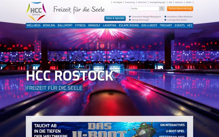 Screenshot of hcc-rostock.de