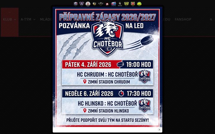 Screenshot of hcchot.cz