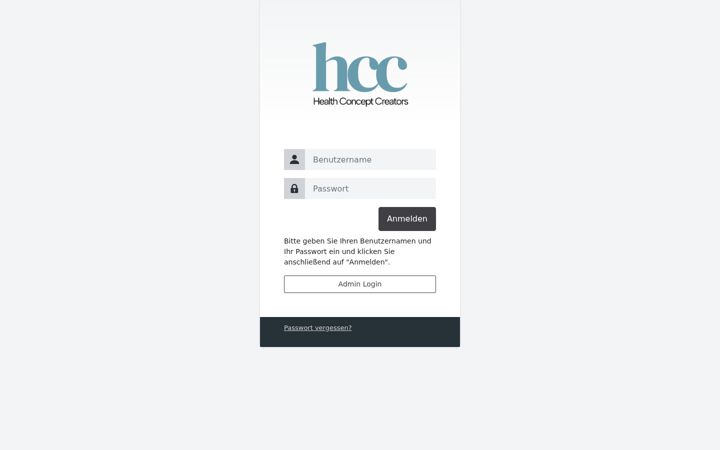 Screenshot of hccmarketingportal.com