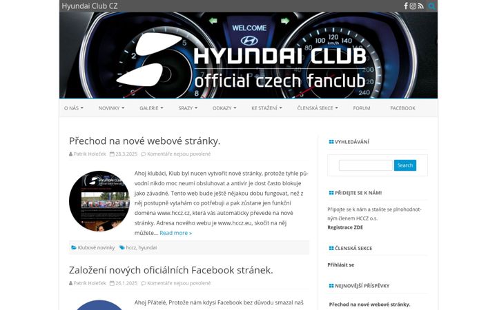 Screenshot of hccz.cz
