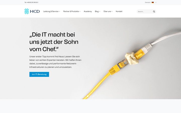 Screenshot ta' hcd-consulting.de