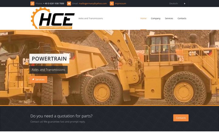 Snimka zaslona za hce-achsen.com