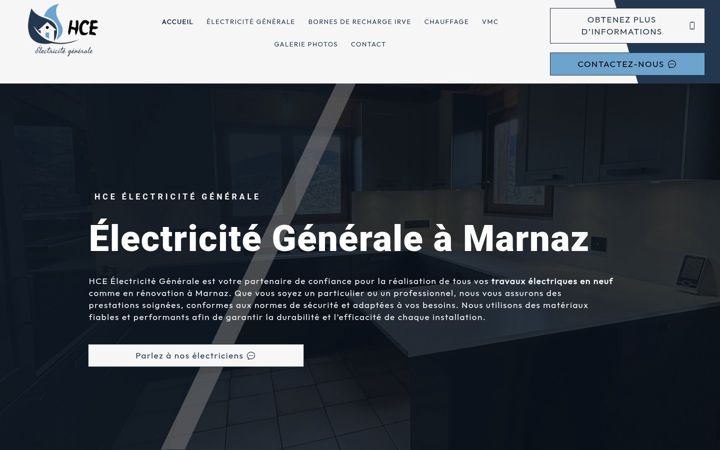 Screenshot of hce-electricite-generale-arve.fr