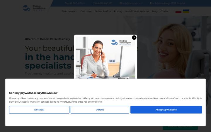 Screenshot of hcentrum.pl