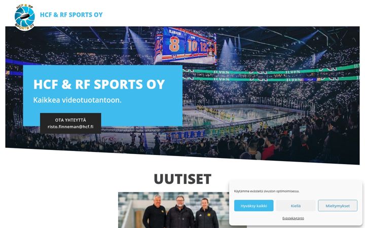 Screenshot of hcf.fi