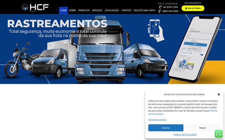 Screenshot of hcfgroup.com.br