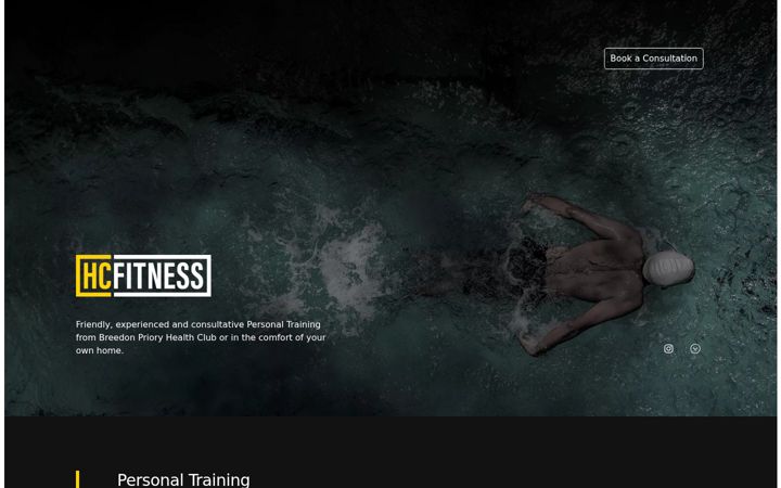 Screenshot of hcfitness.org