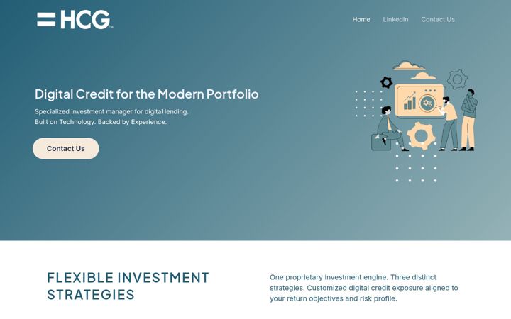 Screenshot of hcgfunds.com
