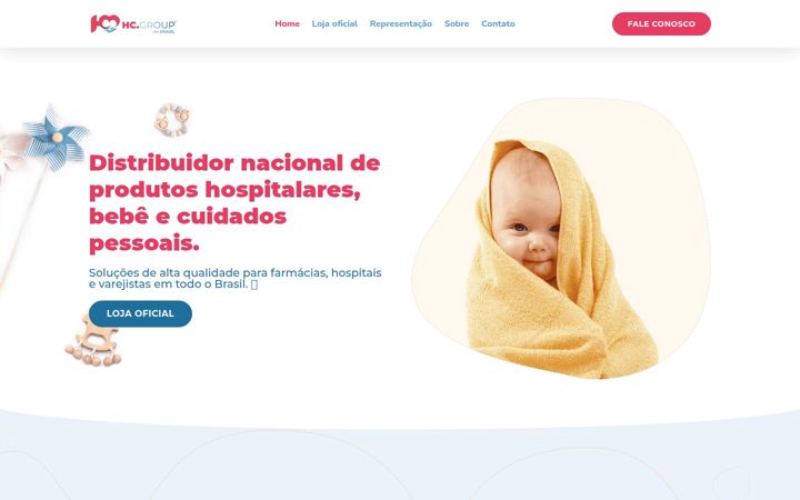 Screenshot of hcgroupdobrasil.com