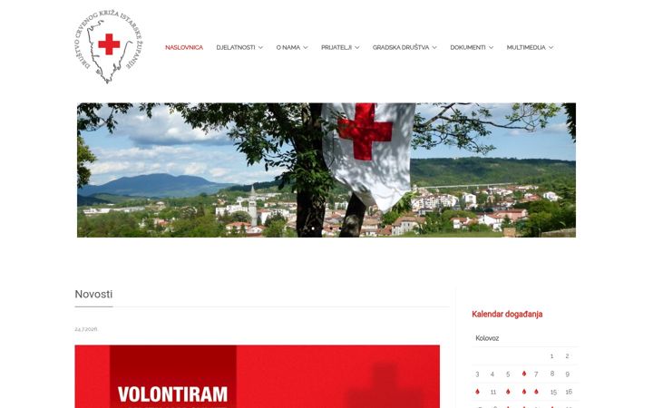 Screenshot of hck-istra.hr