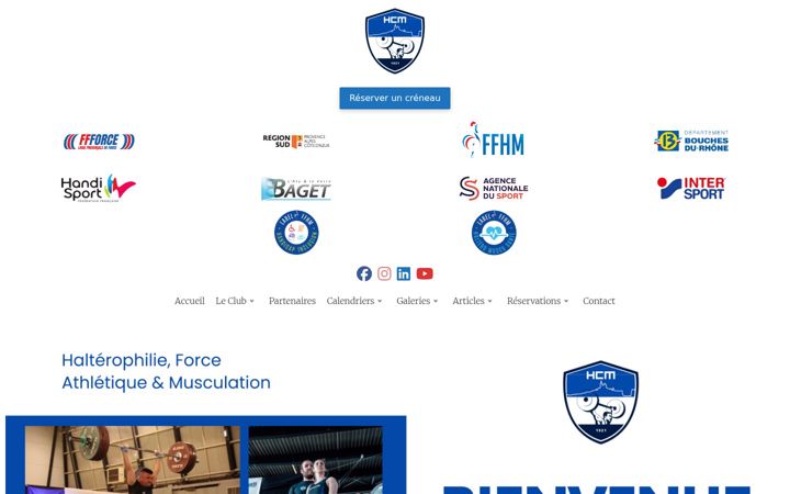Screenshot of hcmarseille.fr