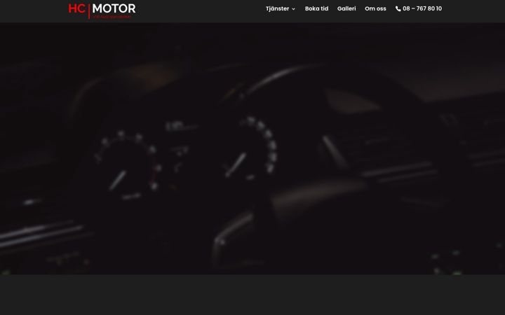 Screenshot of hcmotor.se