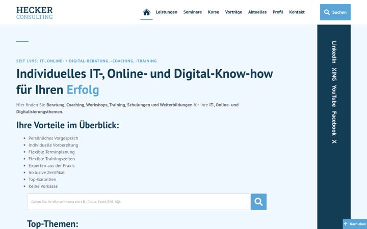 Screenshot of hco.de