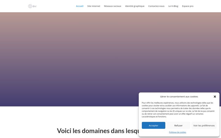 Screenshot of hcommunication.fr