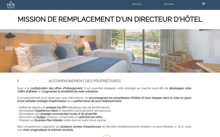 Screenshot of hcr-consult.com