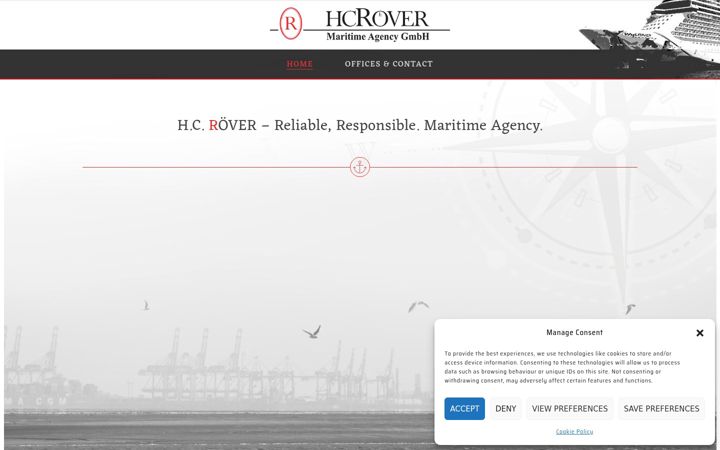 Screenshot of hcroever.de