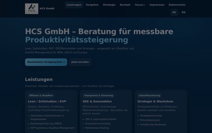 Screenshot of hcs-werl.de