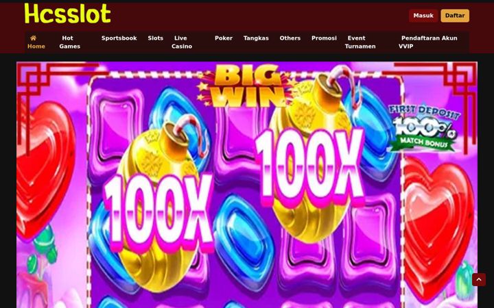 Screenshot of hcsslot.com