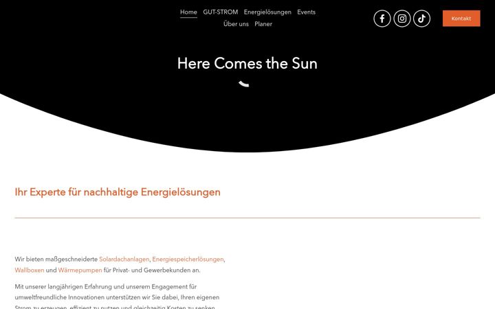 Screenshot of hcsun.de