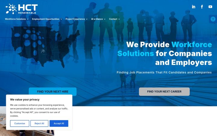 Screenshot of hctrenewable.com