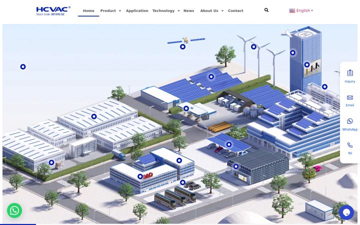 Screenshot of hcvacuum.com