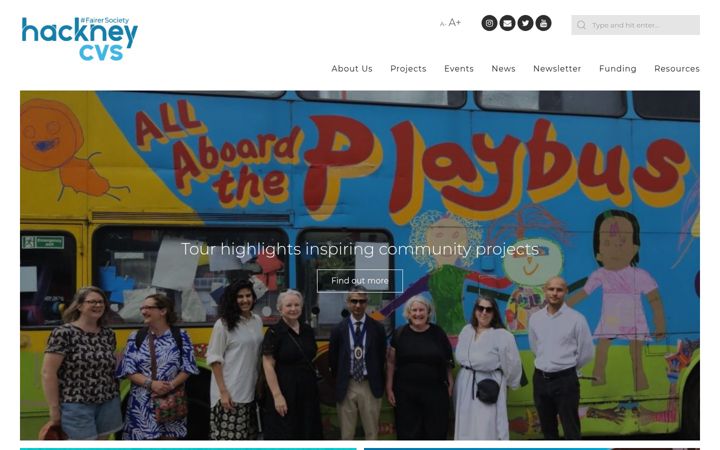 Screenshot of hcvs.org.uk