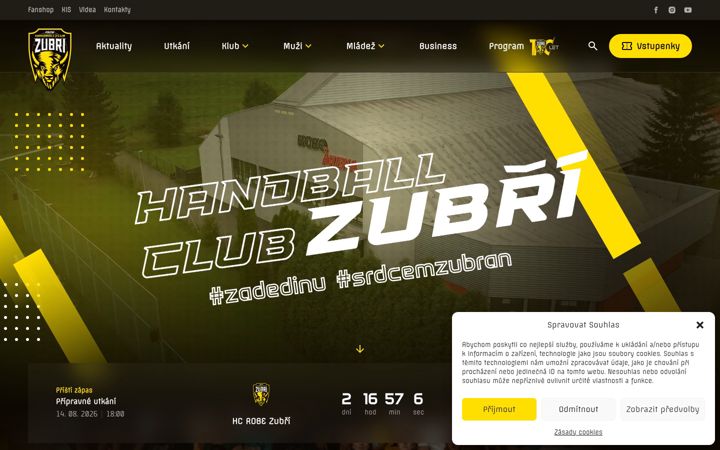 Screenshot of hczubri.cz