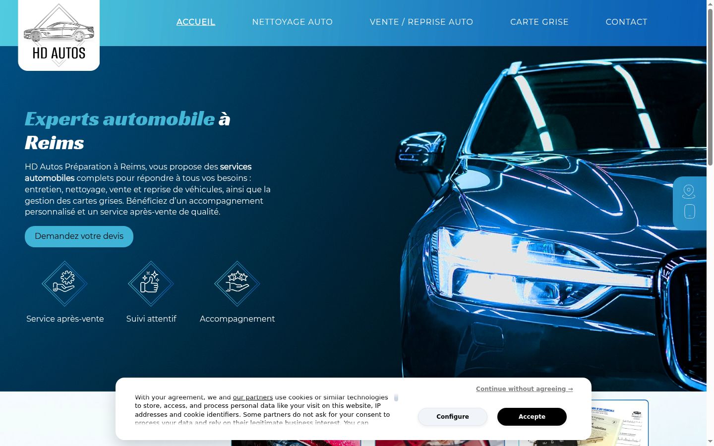 Sutikimo reklamjuostės, rodytos prieš bet kokią sąveiką, ekrano kopija