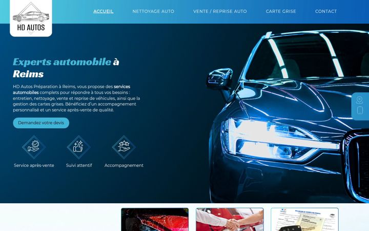 Screenshot of hd-autos.fr