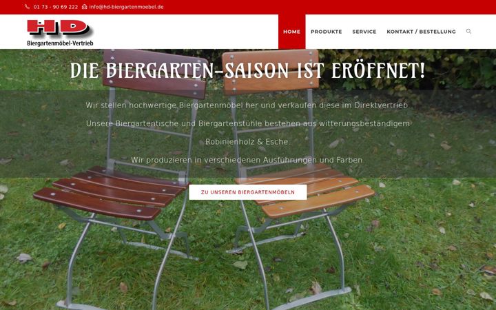 Screenshot of hd-biergartenmoebel.de