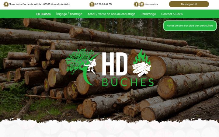 Screenshot of hd-buches.fr
