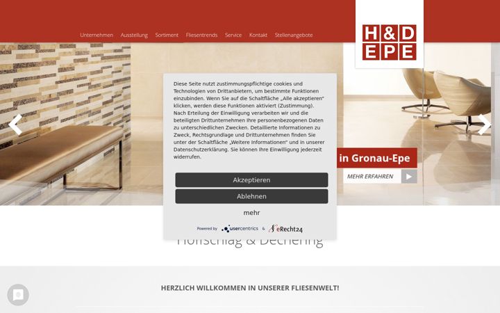 Captură de ecran a hd-epe.de