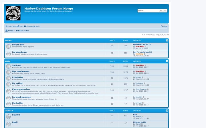 Screenshot of hd-forum.no