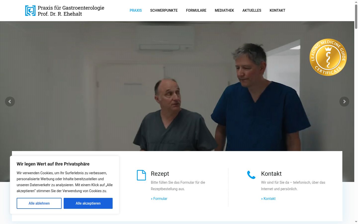 Captură de ecran a bannerului de consimțământ afișat înainte de orice interacțiune