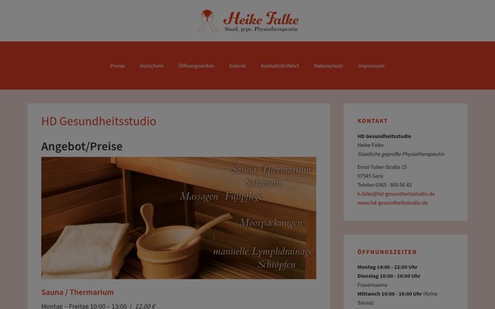 Screenshot of hd-gesundheitsstudio.de