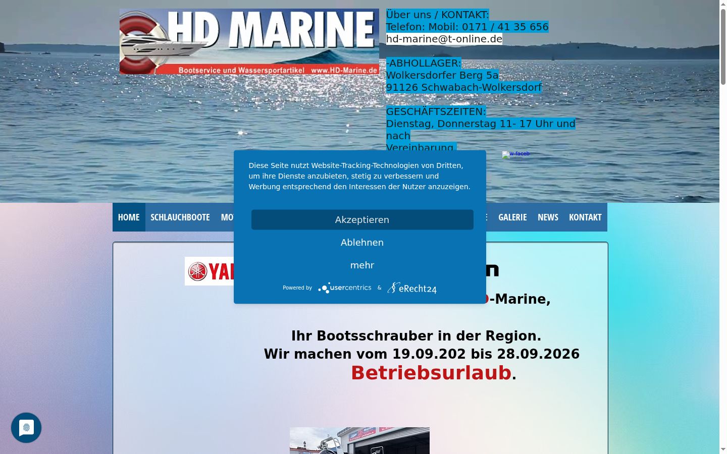 Ekrānuzņēmums ar piekrišanas baneri, kas tika rādīts pirms jebkādas mijiedarbības