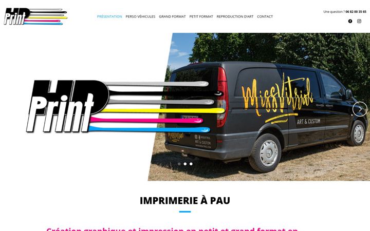 Screenshot of hd-print.fr