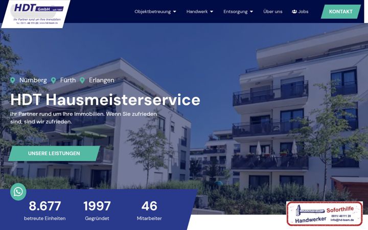 Screenshot of hd-team.de