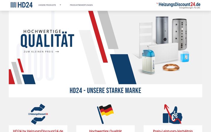 Screenshot of hd24.de