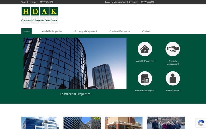 Screenshot of hdak-uk.co.uk