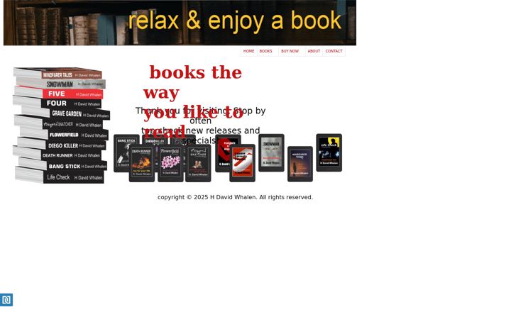 Screenshot of hdavidwhalen.com