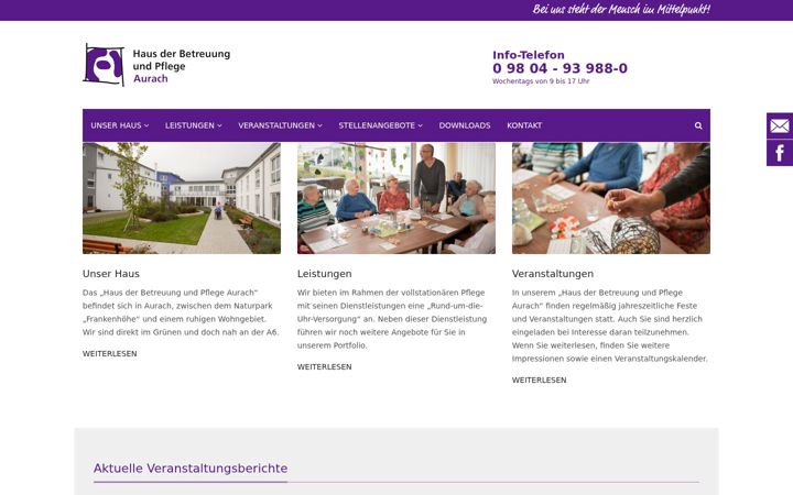 Screenshot of hdb-aurach.de