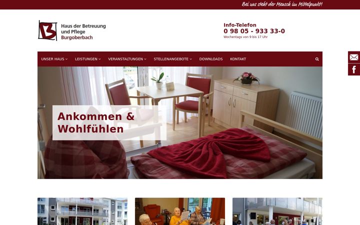 Screenshot of hdb-burgoberbach.de