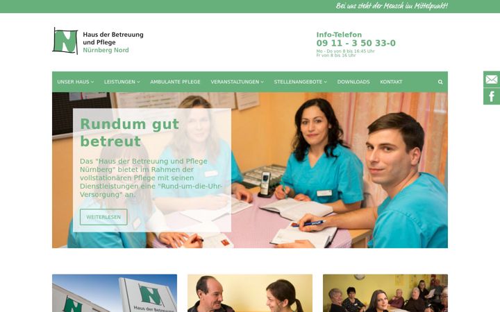 Screenshot of hdb-nuernberg.de