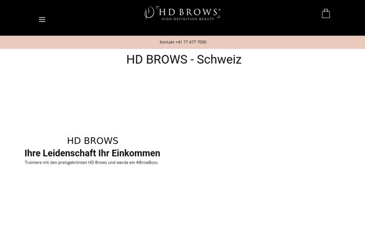 Screenshot of hdbrows.ch