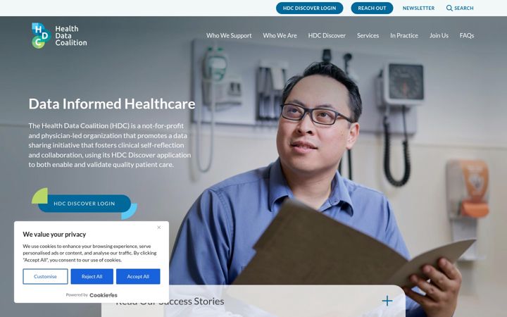 Screenshot of hdcbc.ca
