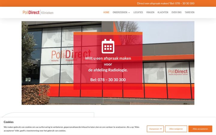 Screenshot of hdcpolidirect.nl