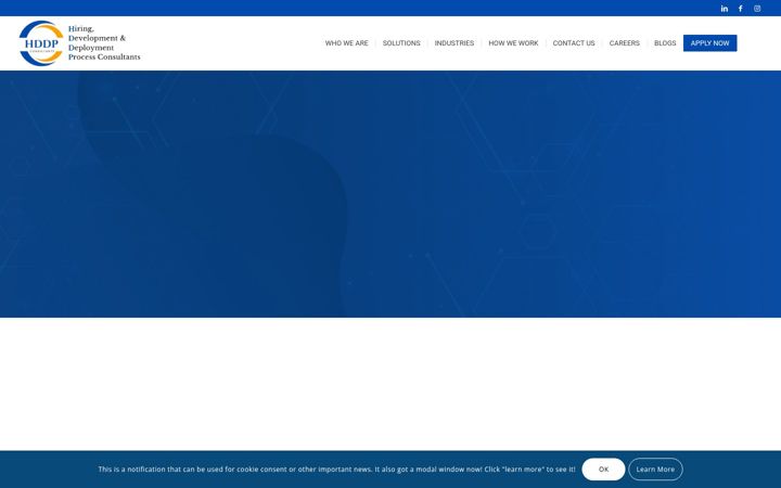Screenshot of hddpconsultants.com