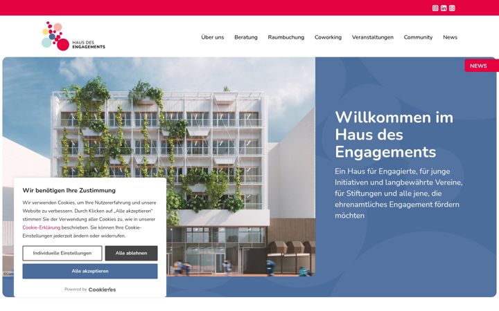 Screenshot of hde-hamburg.org